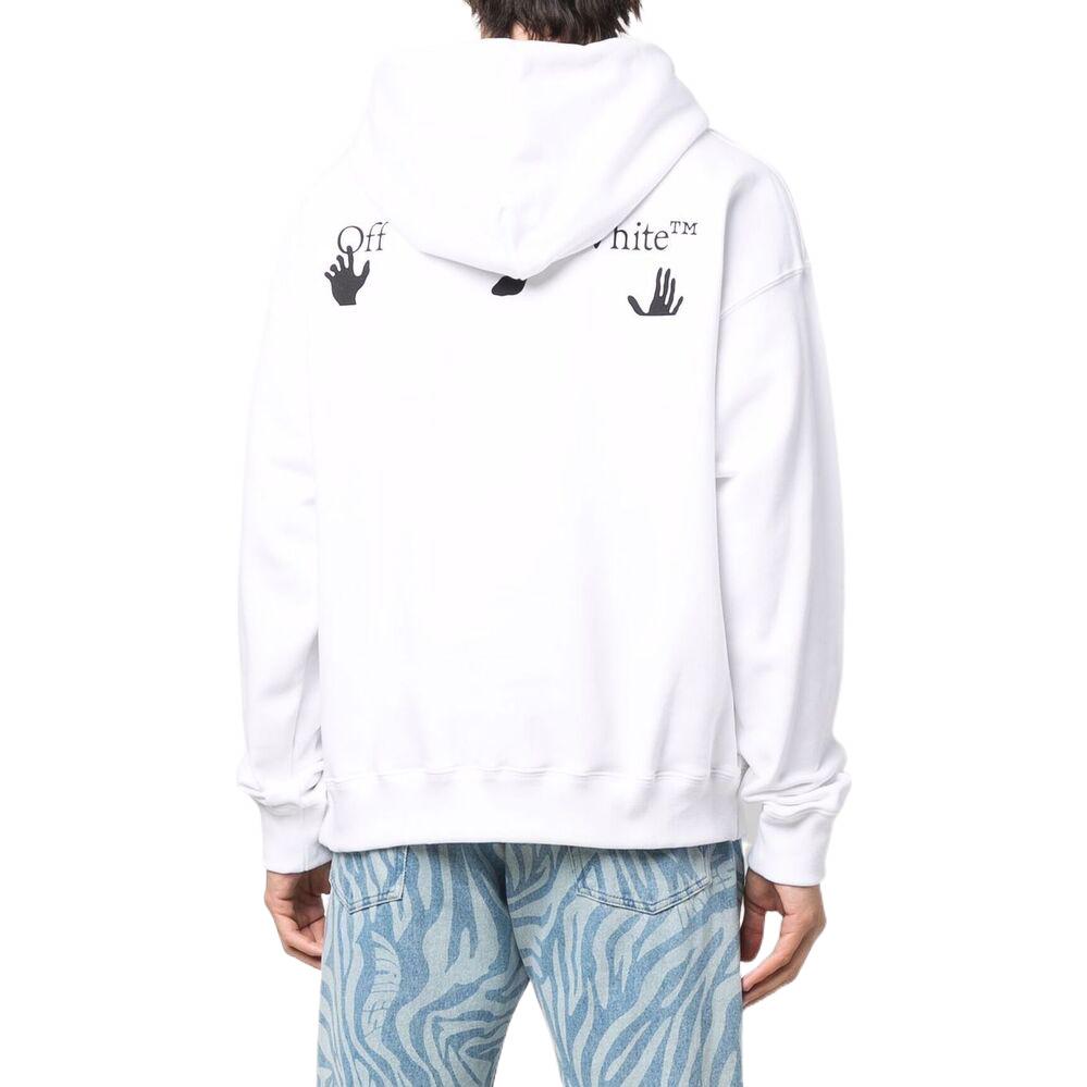 Men's Off-White SS22 Alphabet Slogan Printing Loose Fit White OMBB085S22FLE0020110