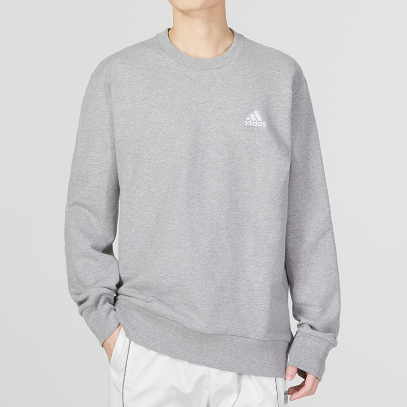 adidas French Terry Sweatshirt 'Grey White' IC9331