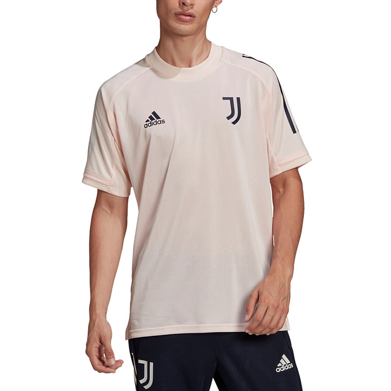 adidas 20-21 Season Juventus Soccer/Football Training Sports Short Sleeve Pink FR4269