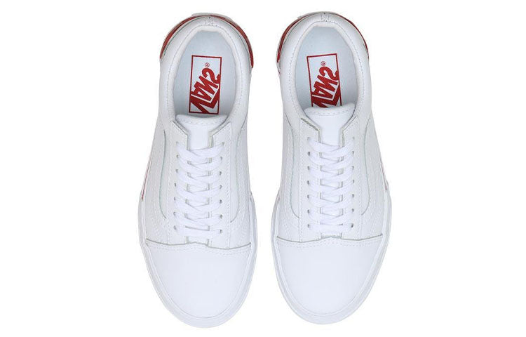 Vans Old Skool Stacked Ayakkabi 'White Red' VN0A4U15B0N