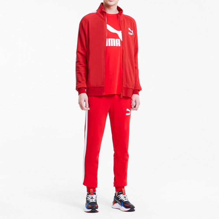 PUMA Iconic T7 Track Top FT Knit Jacket Red 599331-11
