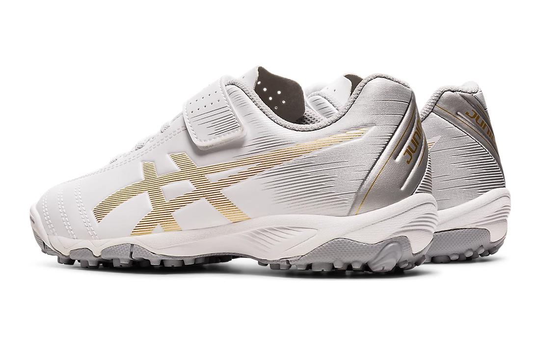 (GS) ASICS Juniole 6 TF Turf 'White Gold Grey' 1104A045-122