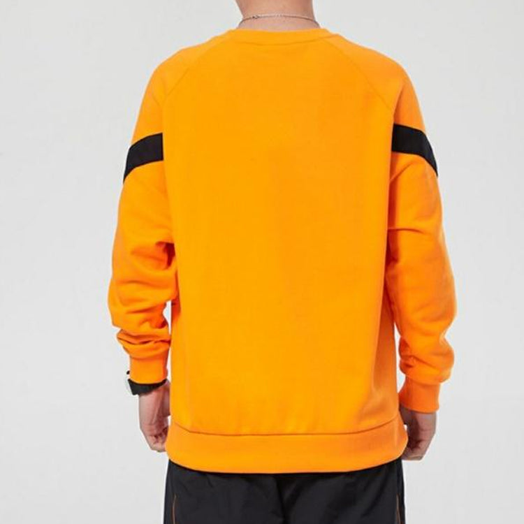 New Balance Men's New Balance Athleisure Casual Sports Contrasting Colors Round Neck Pullover Yellow AMT11326-PKN