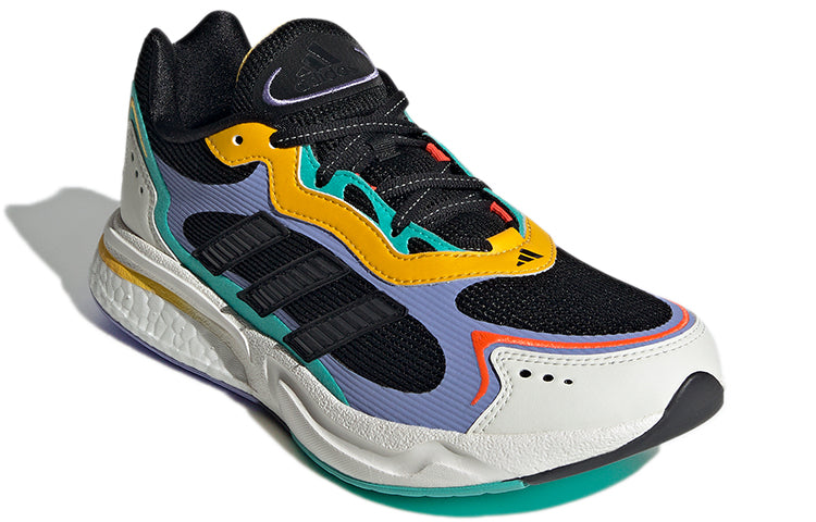 (WMNS) adidas SN1997 Cozy Wear-resistant Black Purple Yellow GW2735