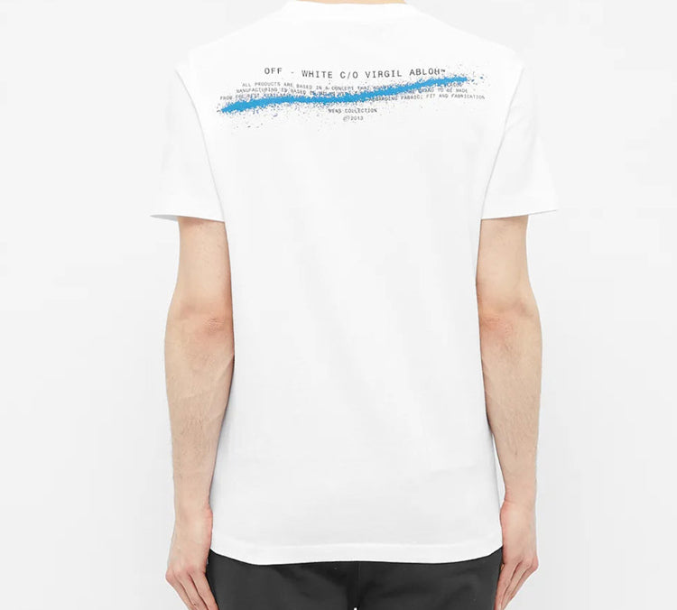 Off-White SS20 Half Arrow Print Short Sleeve OMAA027S201850100110