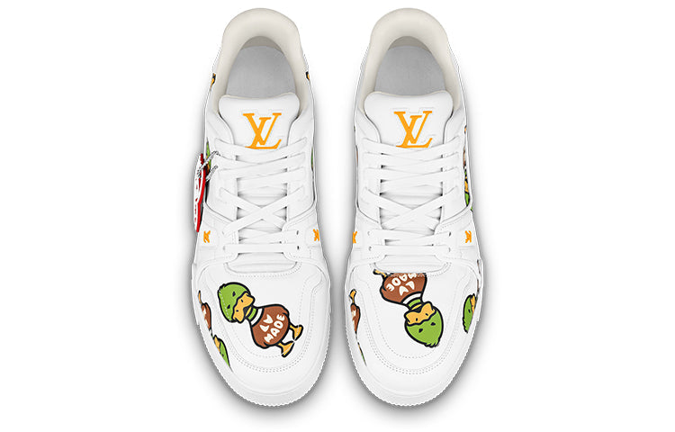 LOUIS VUITTON x Nigo Trainers 'White with Duck Monogram' 1A9JBW