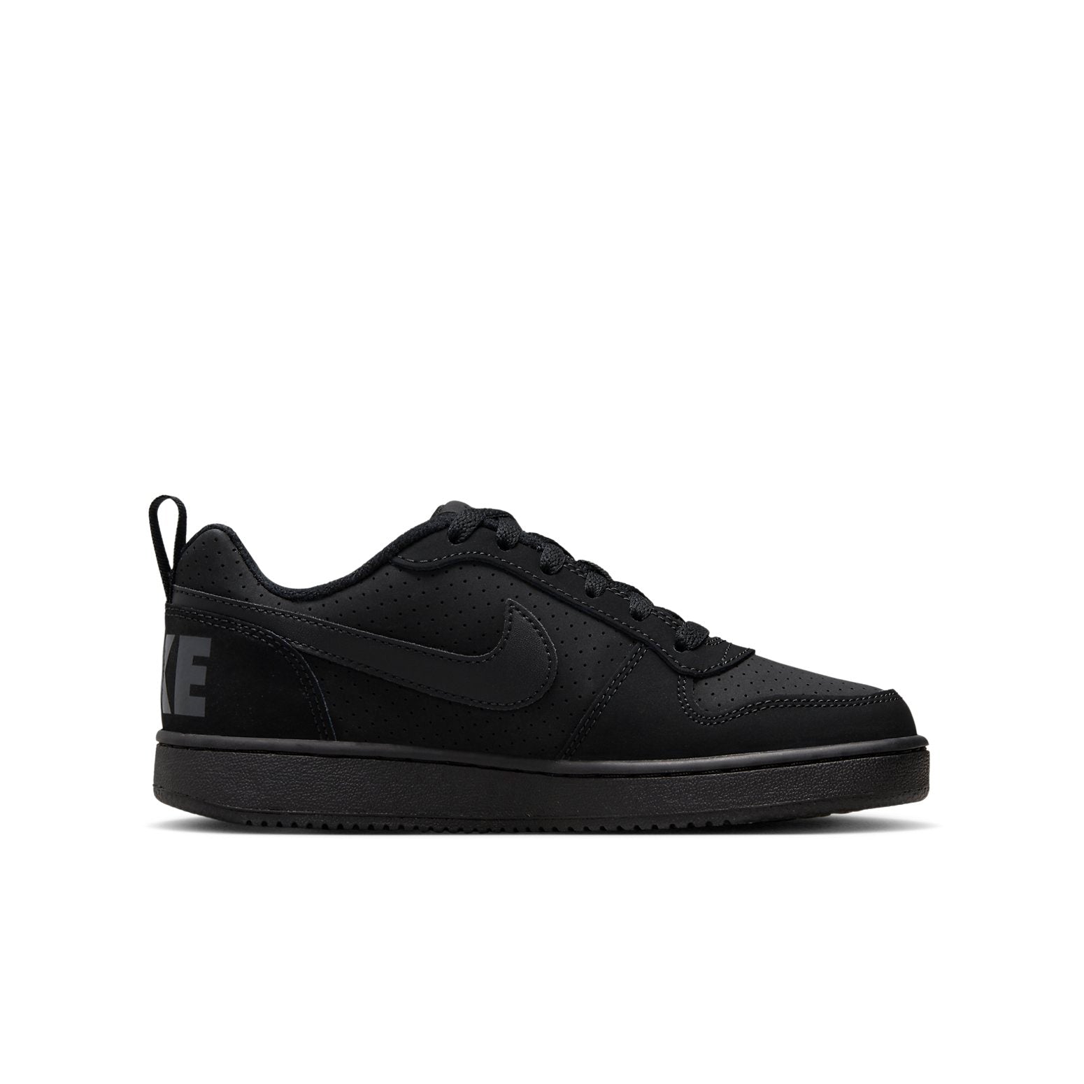 (GS) Nike Court Borough Low Shoes Black 839985-001