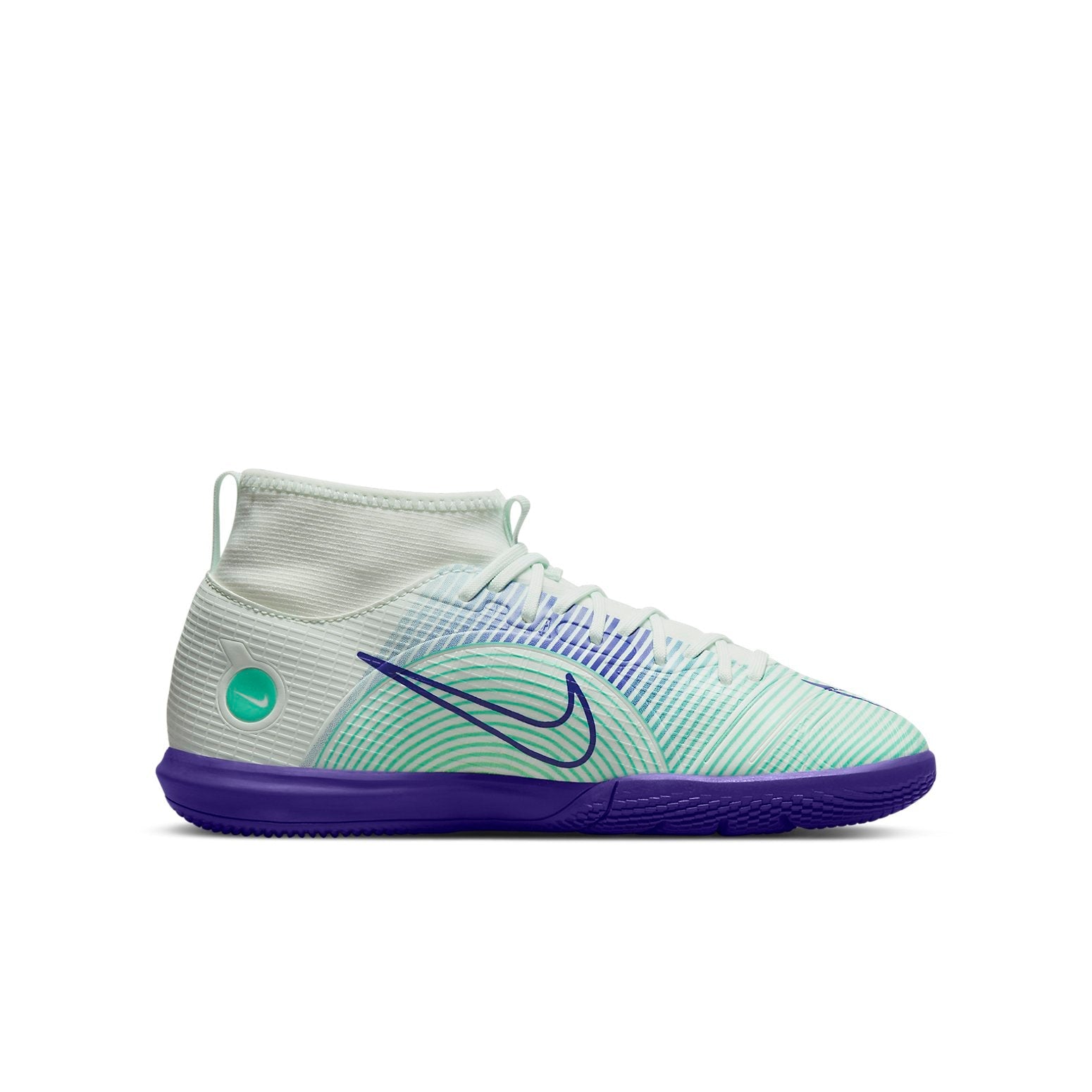 (GS) Nike Mercurial Superfly 8 Academy IC 'Dream Speed - Barely Green Electro Purple' DN3773-375