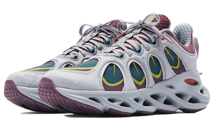 (WMNS) Li-Ning Arc 'Grey Burgundy' ARHP226-3