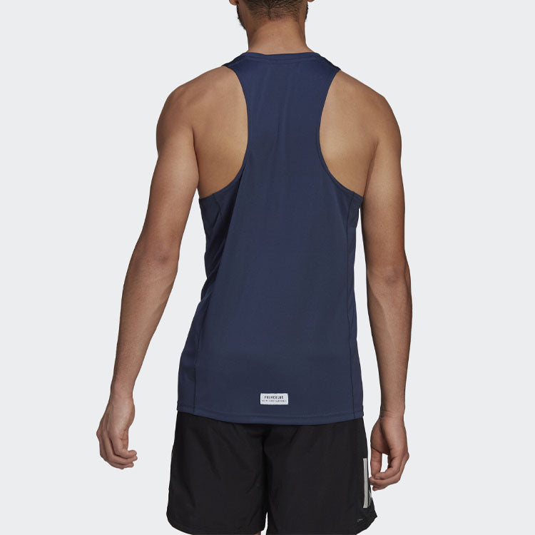 adidas Rfo Gpx Tank M Casual Running Sports Vest Navy Blue GJ6464