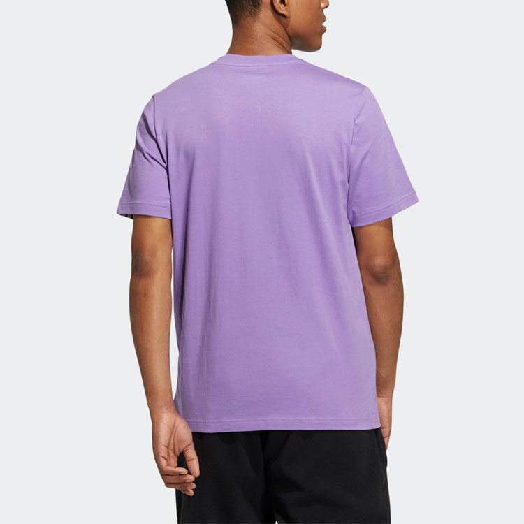 adidas Neo Essentials 3-Stripes T-Shirts 'Purple' HY2671