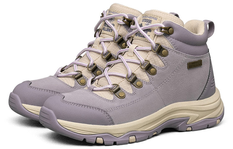 (WMNS) Skechers Trego-El Captian High-Top Purple 158254-LAV