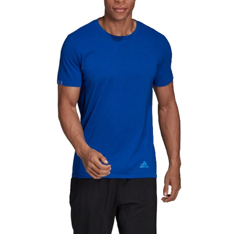 adidas Running Sports Short Sleeve Blue DZ1813