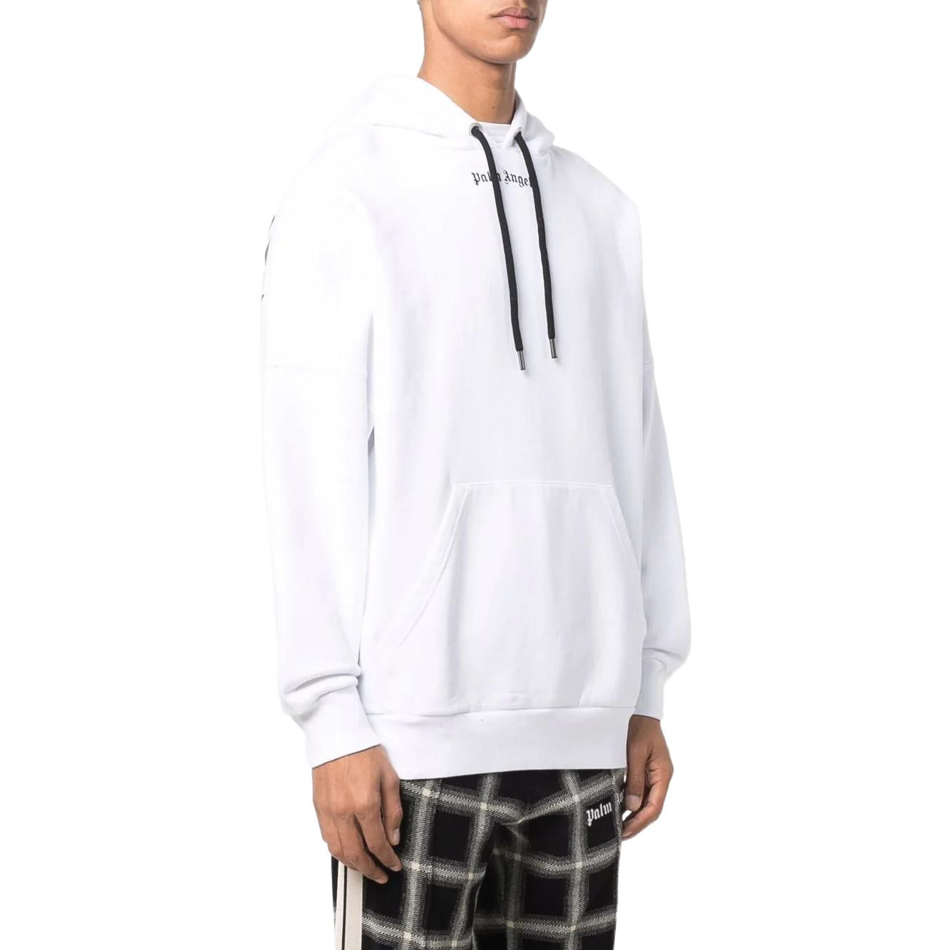 Palm Angels Classic Logo Over Hoodie 'White' PMBB036C99FLE0010110