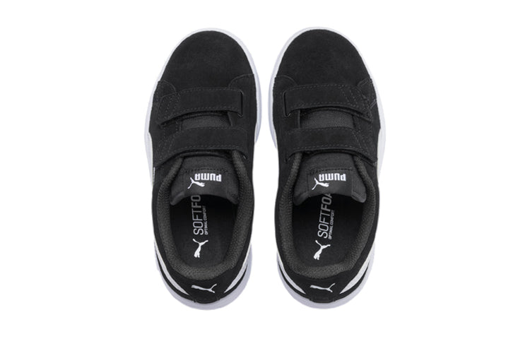 (PS) PUMA Smash v2 Casual Sneakers Black/White 365177-01