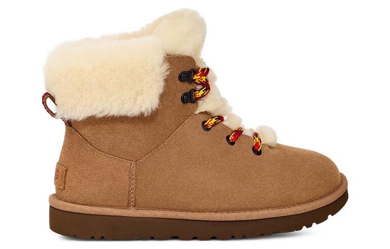 (WMNS) UGG Classic Mini Alpine Lace 'Brown' 1130558-CHE