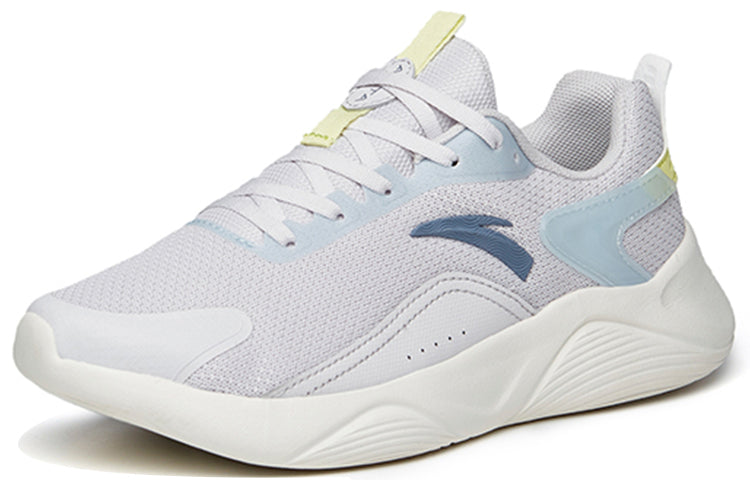 (WMNS) ANTA Running Series Sneakers 'Grey Blue Yellow' 122215571-4