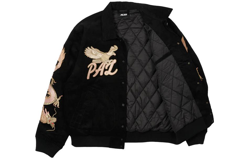 Palace Double Dragon Tour Jacket 'Black' P23JK172