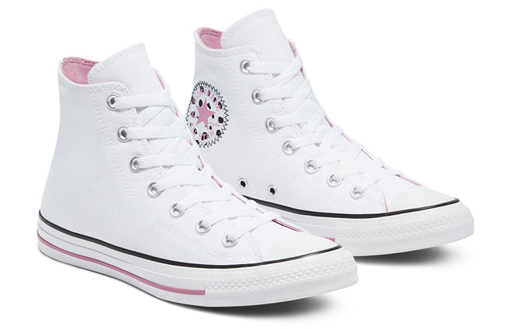 Converse Ctas Hi White/Pink 169015C