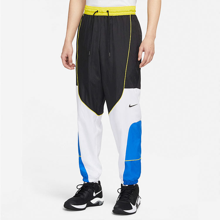 Nike Throwback Casual Basketball Sports Bundle Feet Long Pants Colorblock CV1915-013