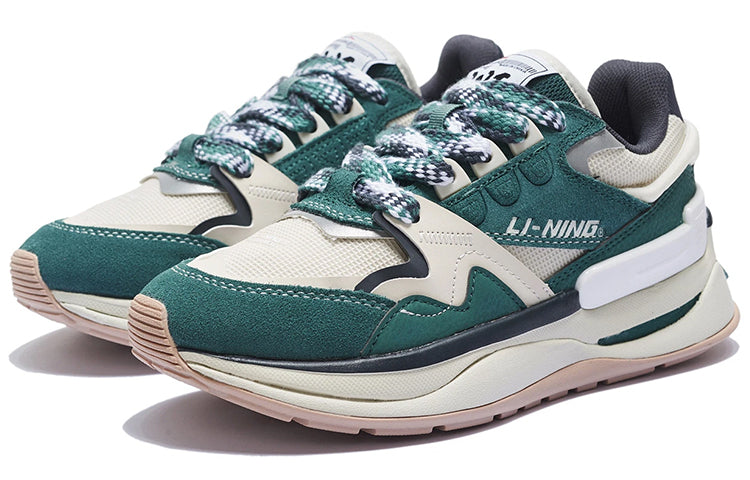 (WMNS) Li-Ning 001 Moment 3M 'Green White Tan' AGCS110-4