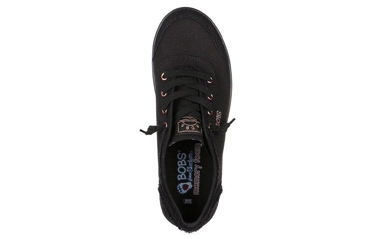 (WMNS) Skechers Bob's B Cute Low-Top Sneakers Black 33492-BBK