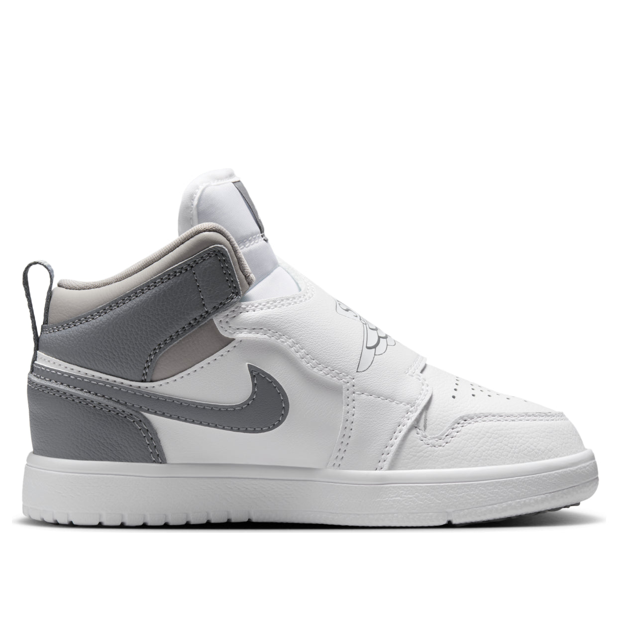 (PS) Air Jordan Sky Jordan 1 'Medium Grey White Cool Grey' BQ7197-011