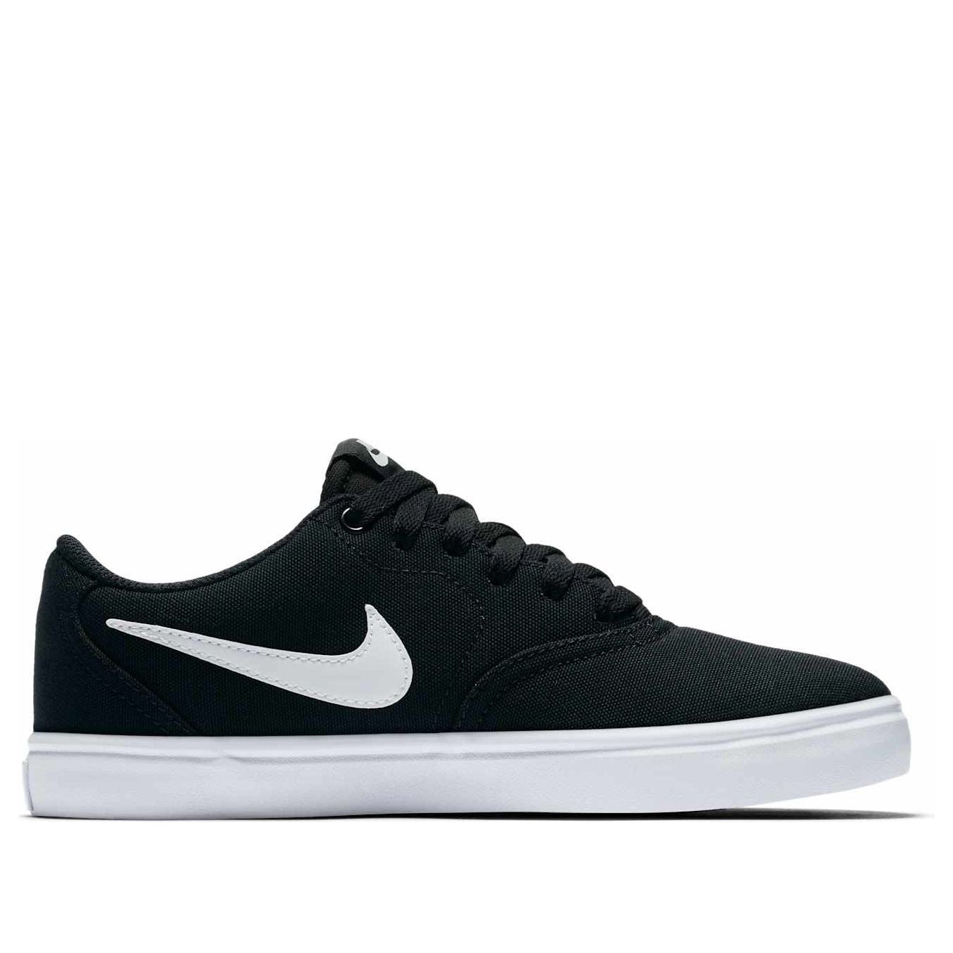 (WMNS) Nike Check Solarsoft Canvas SB 'Black Platinum' 921463-010