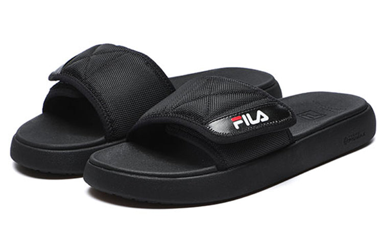 FILA FUSION Donut Slippers 'Black' T12M227506FBA
