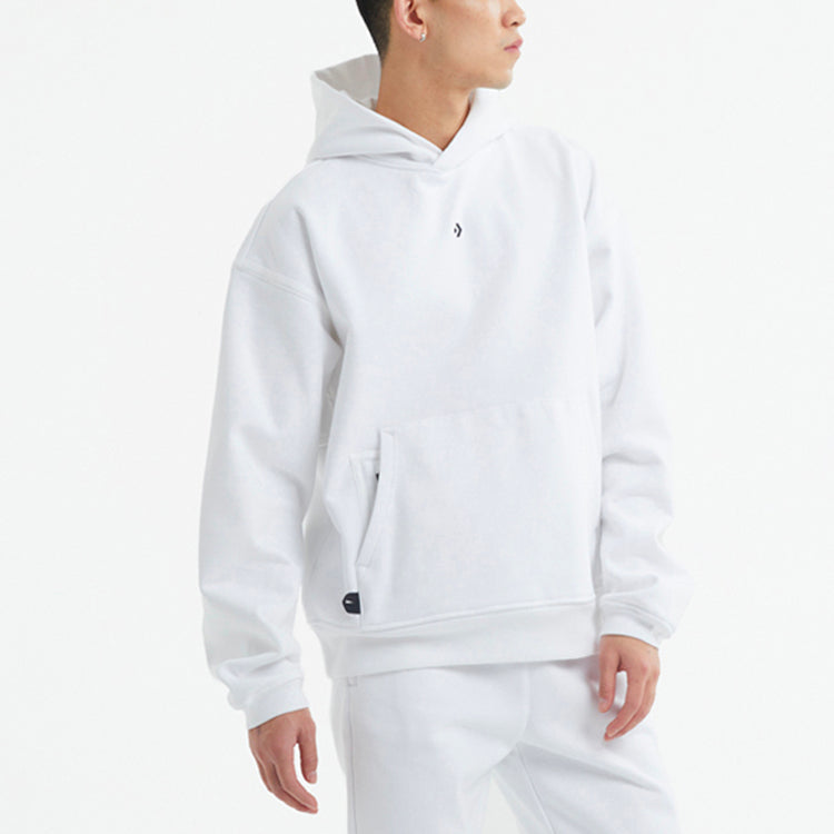 Converse Court Ready Vented Pullover Hoodie Asia Sizing 'White' 10020972-A01