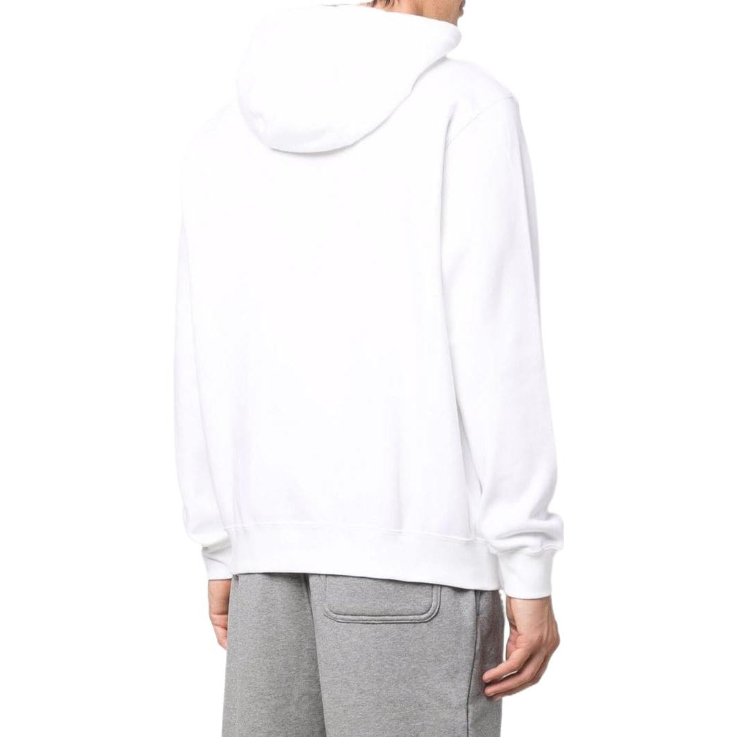Men's Nike Cartoon Alphabet Logo Printing Drawstring Pullover Hooded Long Sleeves White DN5200-100