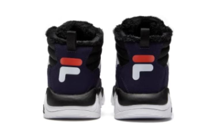 (GS) FILA High Top Shoes 'Black White' K15B342968PPW