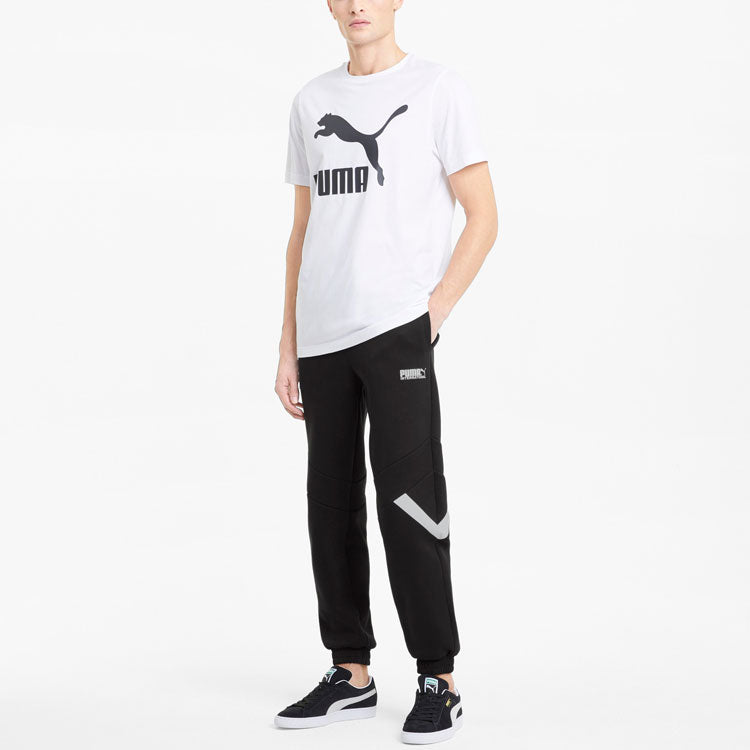 PUMA Casual Sports Drawstring Bundle Feet Long Pants Black 531336-01