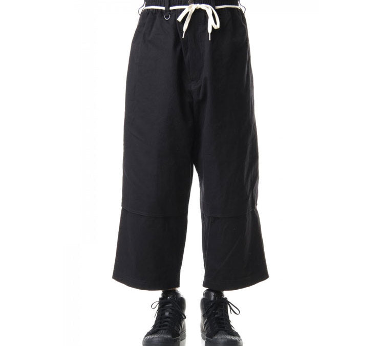 adidas Y-3 Canvas Workwear Cropped Pants 'Black' FP8678