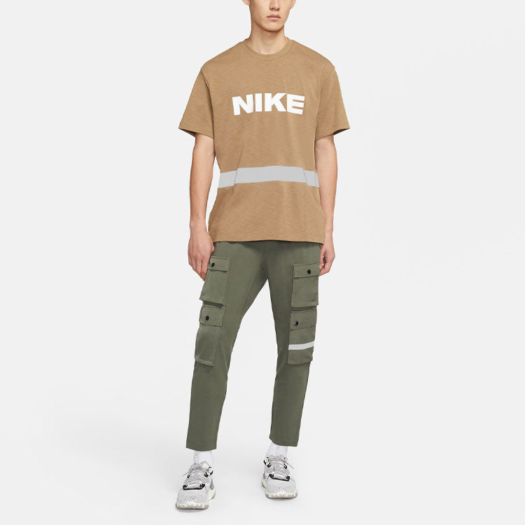 Nike Sportswear City Made Multiple Pockets Reflective Logo Knit Casual Pants Yellow DB3612-380