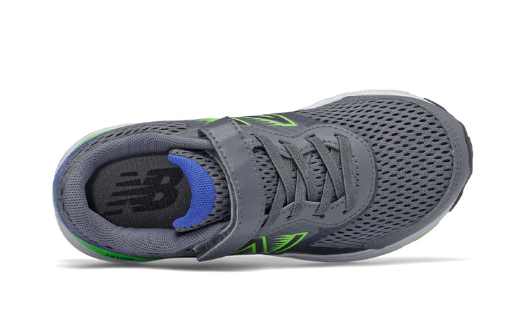 New Balance Kids' 680v6 Grey/Green YA680BD6