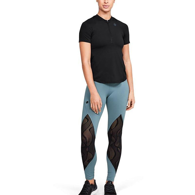 (WMNS) Under Armour UA RUSH Vent Short Sleeve Black 1351603-001