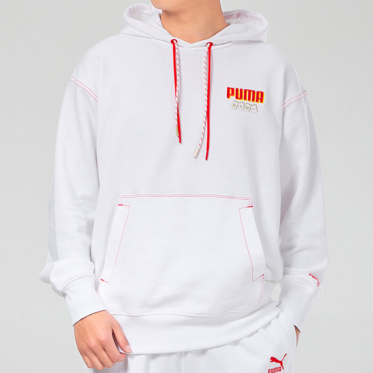 PUMA YOTOX Hoodie 'White Red Yellow' 531295-02
