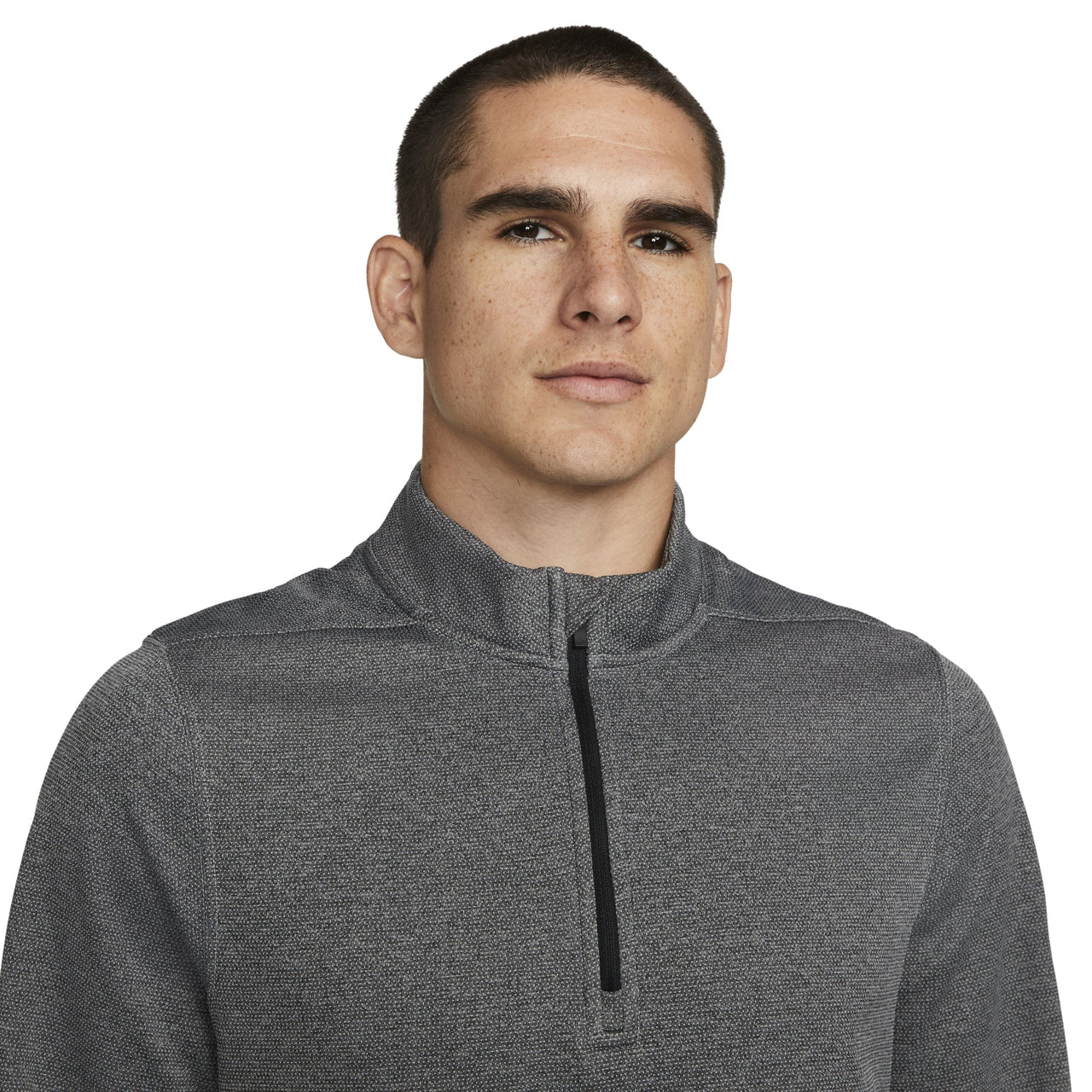 Nike Solid Color Zipper Golf Long Sleeves Hoodie Men's Grey DN1948-010