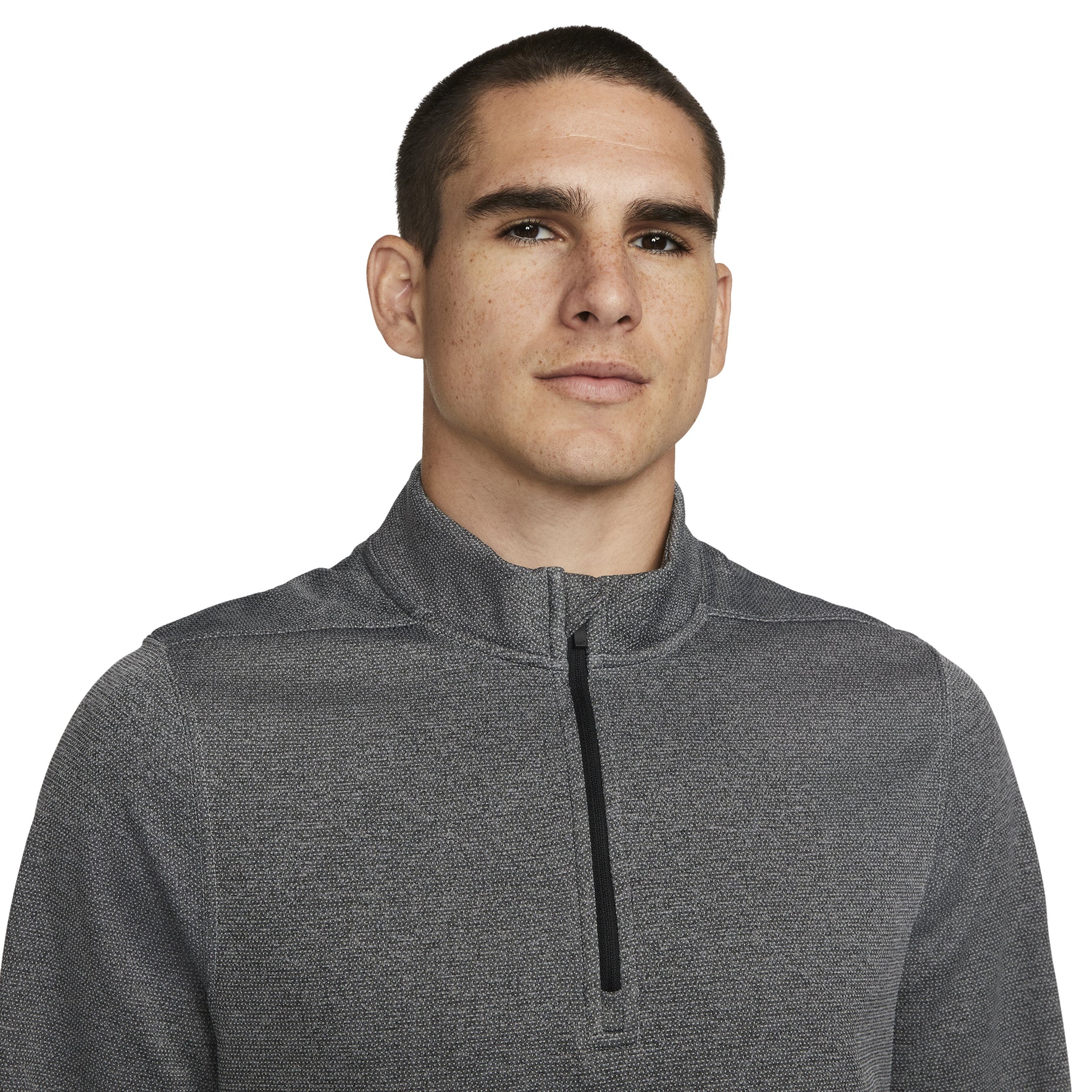 Nike Solid Color Zipper Golf Long Sleeves Hoodie Men's Grey DN1948-010