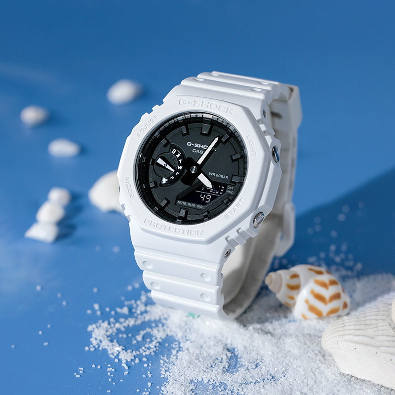 CASIO G-Shock Analog-Digital 'White' GA-2100-7APR