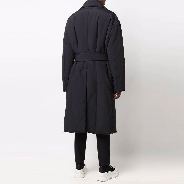 Men's Off-White Loose Fit Black Windbreaker OMER044F21FAB0011000