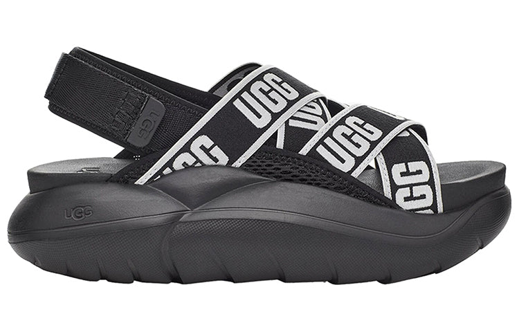(WMNS) UGG LA Cloud Collection Sports sandals 'Black' 1110090-BCKL