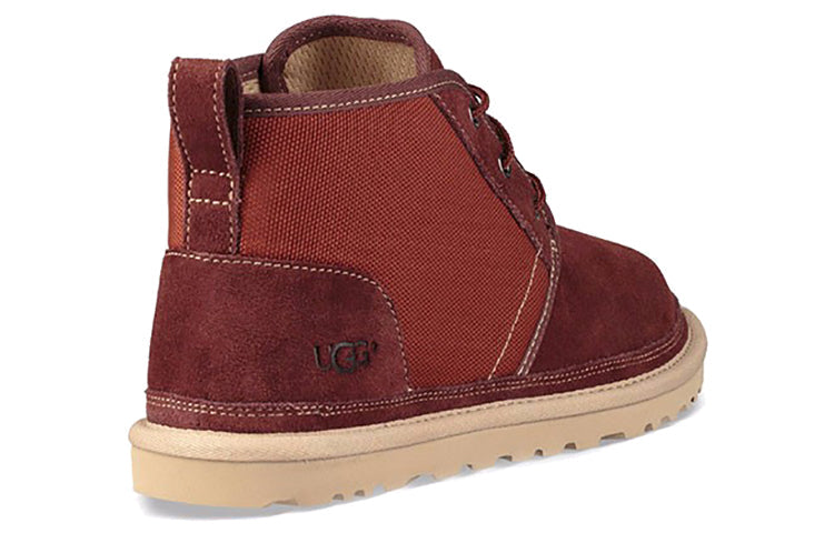 UGG Neumel UnIined Short Boots Wine Red 1095676-BUR