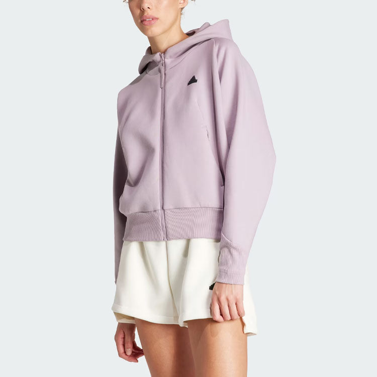 (WMNS) adidas Z.N.E. Full-Zip Hoodie Asia Sizing 'Purple' IS3934
