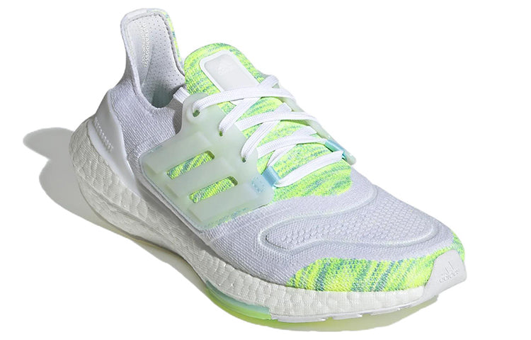 (WMNS) adidas UltraBoost 22 'White Bliss Blue Yellow' GX5926