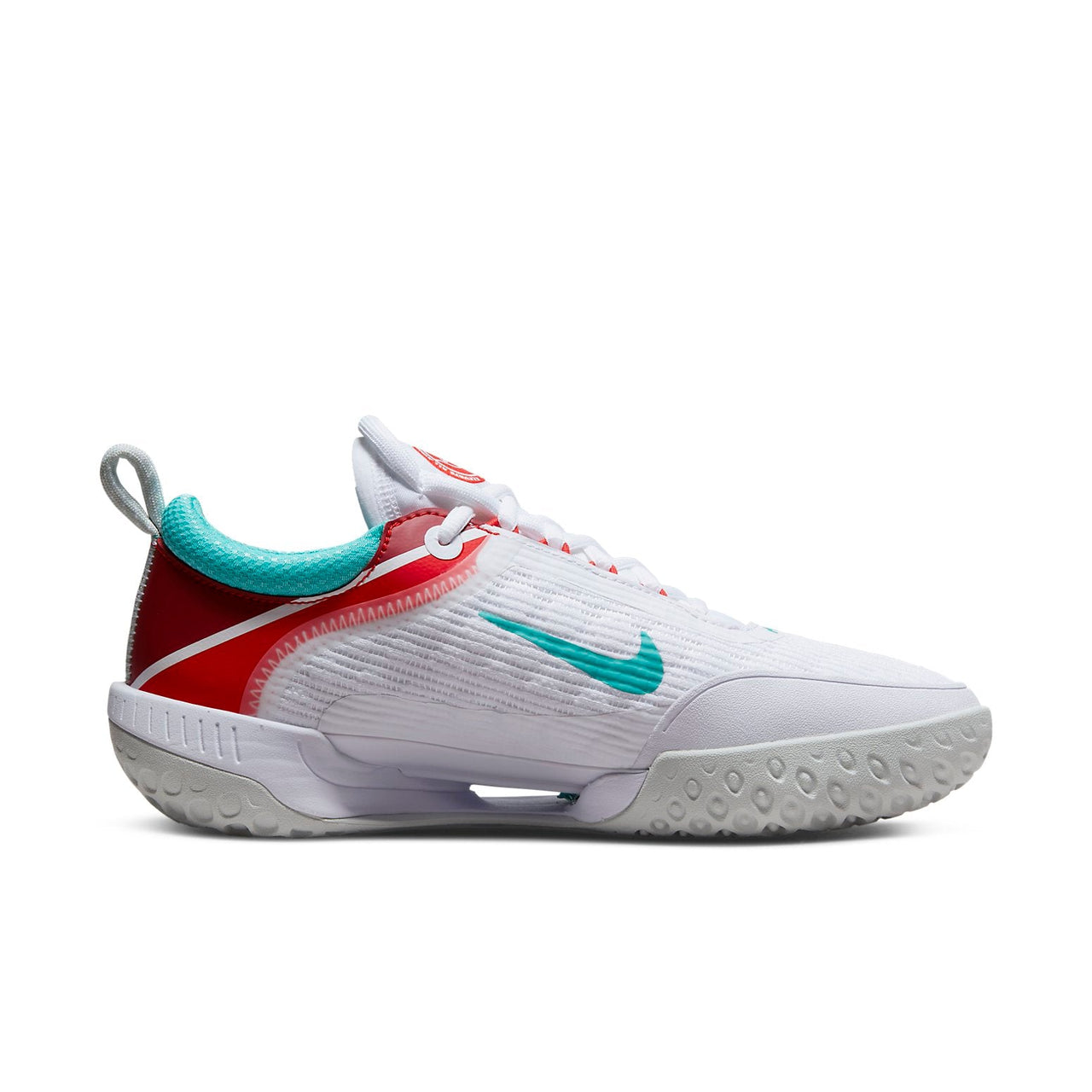 (WMNS) Nike Court Zoom NXT 'White Habanero Red Teal' DH0222-136