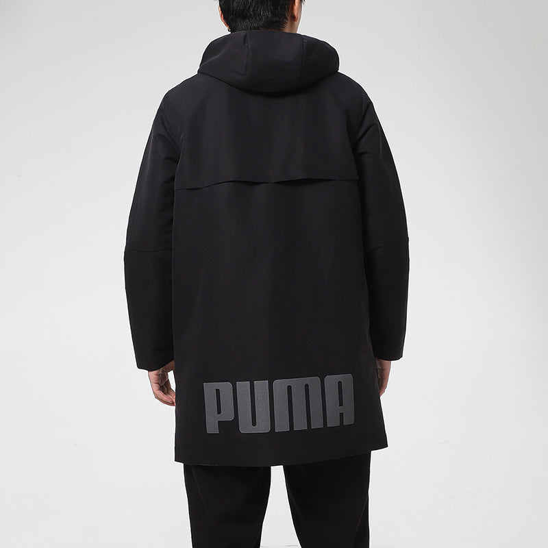 PUMA Full Sleeve Solid Jacket 'Black Grey' 588735-01