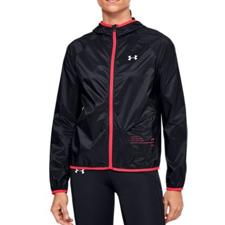 (WMNS) Under Armour Qualifier Jacket Black 1326558-003