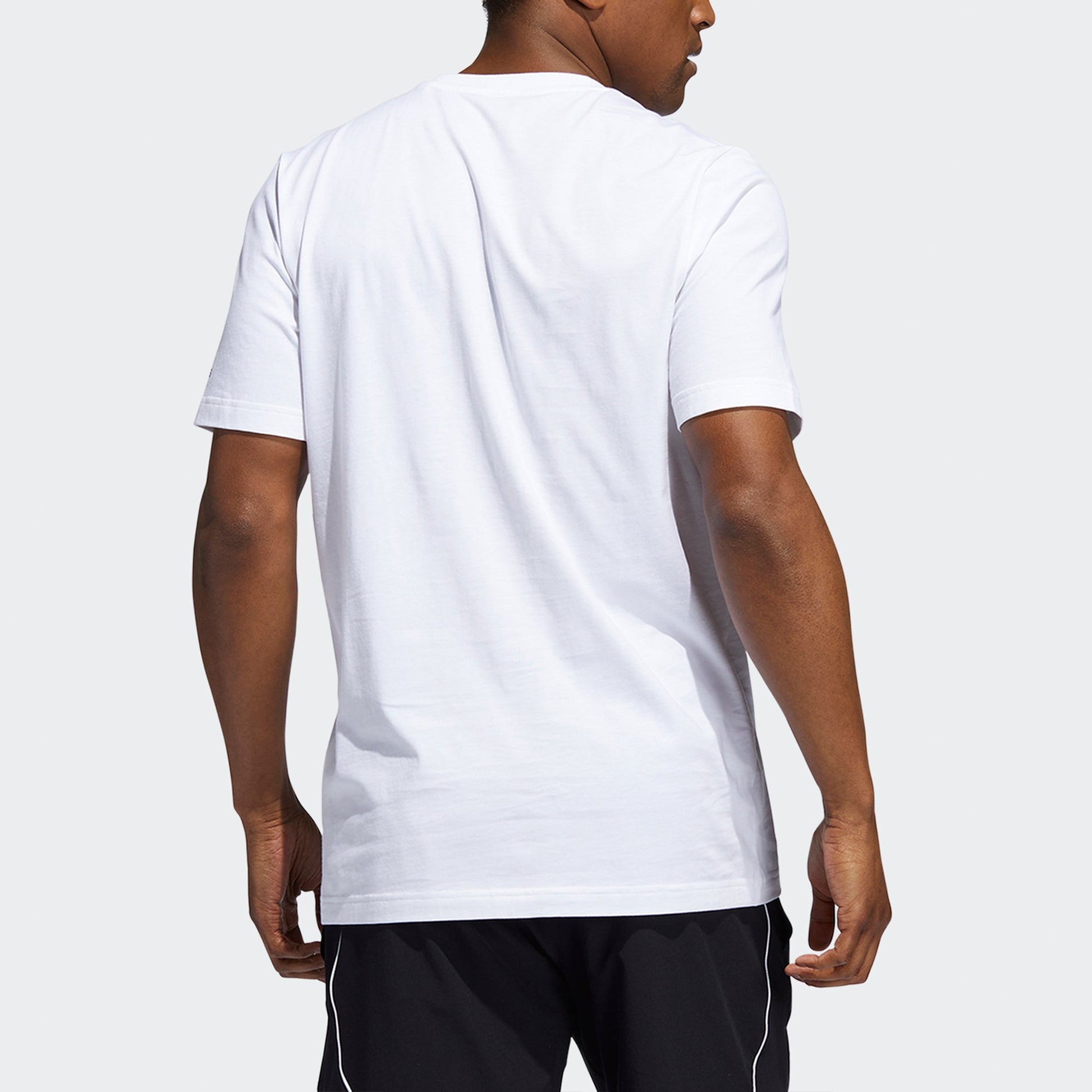 adidas CHINA S1 Tee Basketball Cartoon Printing Casual Sports Short Sleeve White H43987
